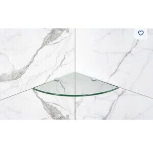Clear Glass Corner Satori Hudson Shelf Shelves for Bathroom Shower 9 X 9 8mm